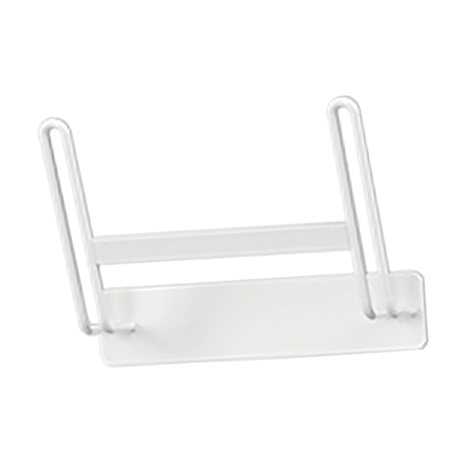 Bothyi Pot Lid Organiser, Pan Cover Holder, Wall Mount Kitchen Organisation, Pot Lid Holder Pot Lid Rack for Small Kitchens Pantry, Single Tier