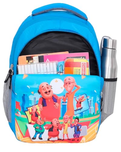 Image of 30L School Bag Plush Backpack, Cartoon Print Backpack, Preschool Bags for Boys & Girls (3-7 Years) for Nursery to 2nd Class Kids - Lightweight, Padded Straps