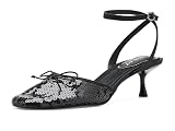 Circus NY by Sam Edelman Women's Rosetta Pump, Black, 9