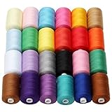 Nähmaschine aus dem allgemeinen nähstoff, 10 rollen 1000 yards und 1000 farben aus polyester, nähmaschine aus fähigem polyester mit -24 farben