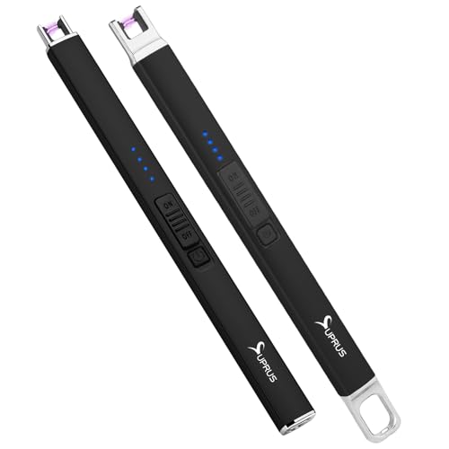 Encendedor eléctrico SUPRUS USB recargable con seguridad