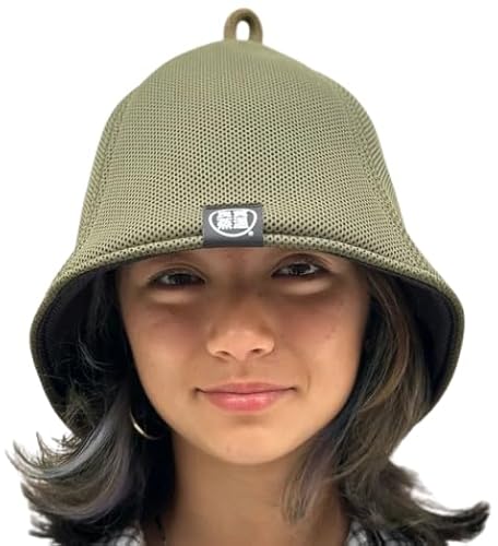 最安値 フランス製 ジャガード & メッシュ 素材 ベストサウナハット 良質蒸温 ITEM | ベストサウナハット®