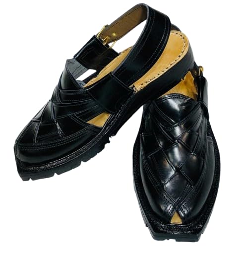 Premium Quality Peshawari Chappal, Black Handmade Stylish Sandals, Classic Black Leather Peshawari Chappal, Ethnic Leather Footwear for Men