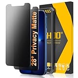 JEHOO [2 Pack] Matte Privacy Glass Screen Protector Designed for iPhone 13 Pro Max/iPhone 14 Plus, Anti-Glare, Anti-Fingerprint, Install Frame, 9H Tempered Glass