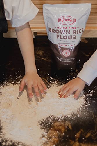 Viddie's Bakery Ultra Fine Brown Rice Flour - Gluten Free (3 Pound Bag) #TOP5