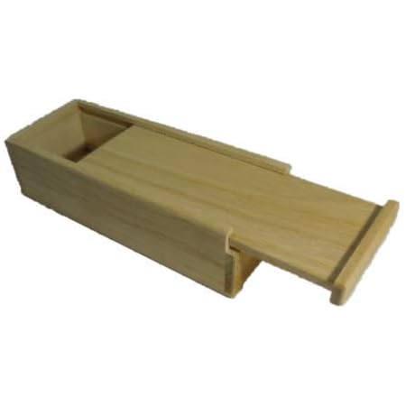 Amazon ノーブランド品 木製 ペンケース 筆箱 おしゃれ シンプル 木 小物入れ 学生 社会人 桐 ペンケース 文房具 オフィス用品