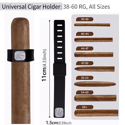 Magnetic Cigar Holder for Golf Cart - Fits All Cigar Sizes - Portable Stogie Clip for Golfing, Fishing, Grilling, Camping & Sporting Events, 2Pcs - Image 3