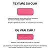 LOLUNA® Porte-Monnaie Cuir Fermeture hermétique - Portefeuille - Compagnon - spacieux et Fonctionnel pour Ranger 9 Cartes - Billet - Monnaie - identité - permis - Idée Cadeau pour Femme - Fuchsia #4