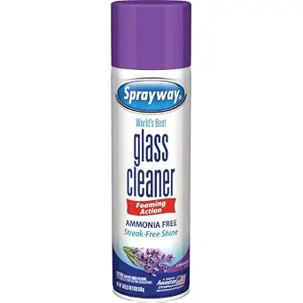 Sprayway Glass Cleaner, Ammonia-Free Lavender Scent, 19 Ounce