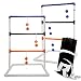Ladder Toss - Ladder Ball Toss Game - PREMIUM & CLASSIC Versions Available - For Adults, Kids, Family - Outdoor Ladders Set with Canvas Bag, Weighted Bolos, and Sand Weighted PVC Piping - Backyard Games