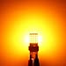 PHINLION 7443 Amber LED Turn Signal Light Bulbs, Super Bright 3014 72-SMD T20 7440 7444 LED Yellow Bulb for Rear Front Turn Signal Blinker Parking Lights, Pack of 2