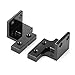 QUE-T 1Pair Metal Front Servo Base Mount for 1/10 RC Axial Scx10II 90046 Crawler Car