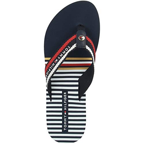 Tommy Hilfiger Stripy Flat Beach Sandal, Punta