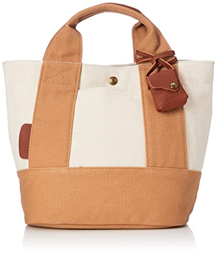 [トーラ] ミニトート コンビキャンバス/カウレザー レディース LMO(ライトモカ)