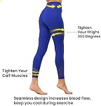 Yvette Workout Leggings for Women, High Waist Buttery Soft Non See-Through Workout Running Tights