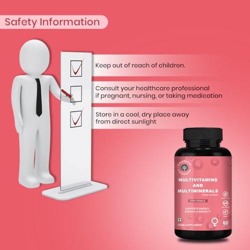 Image of CUREFOREVER Multivitamin Tablets for Women with Vitamin C, Zinc & Biotin | Complete Multivitamin for Women's Wellness | Supports Energy, Bone Health, Skin & Immunity - 120 Tablets