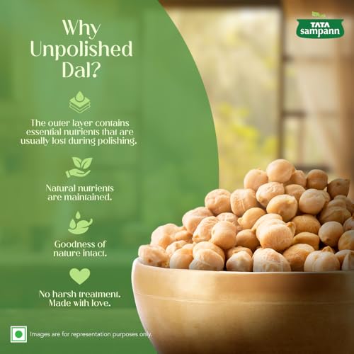 Image of Tata Sampann Unpolished Kabuli Chana (Big Size), 1kg (Pack of 3)