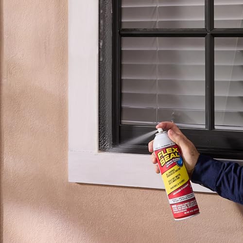 Image of Flex Seal, 14 oz, Black, Stop Leaks Instantly, Waterproof Rubber Spray On Sealant Coating, Perfect for Gutters, Wood, RV, Campers, Roof Repair, Skylights, Windows, and More