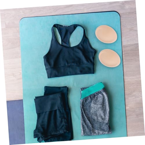 Foto von PACKOVE 3 Paar Gepolsterte Brustpolster aus Schwamm und Milchseide Atmungsaktiv und Formstabil für Yoga-Bustiers und Badeanzüge Hält und Formt die Brust