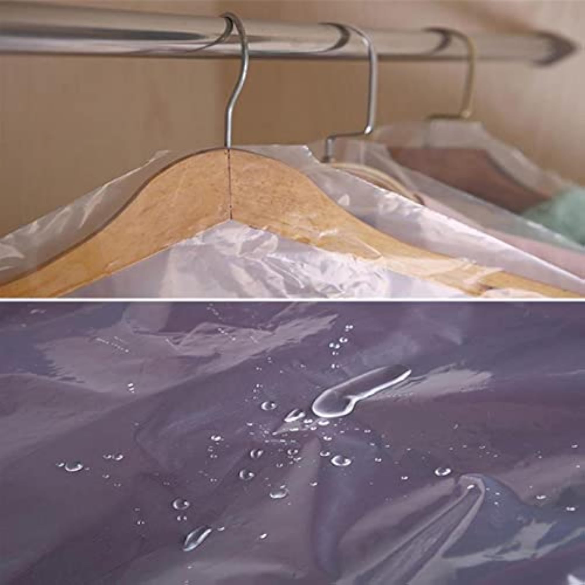 20x Garment Bags Dustproof Covers, 60cmx90cm