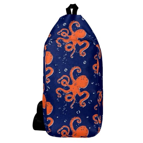 Sac à bandoulière pieuvre de mer profonde pour vos randonnées urbaines
