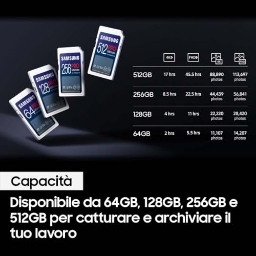 Scheda Di Memoria Samsung Sdcard Pro Ult.Te 128GB - 4