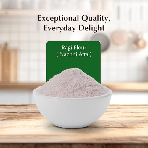Image of Amazon Brand - Vedaka Ragi Flour (Nachni Atta), 1 kg