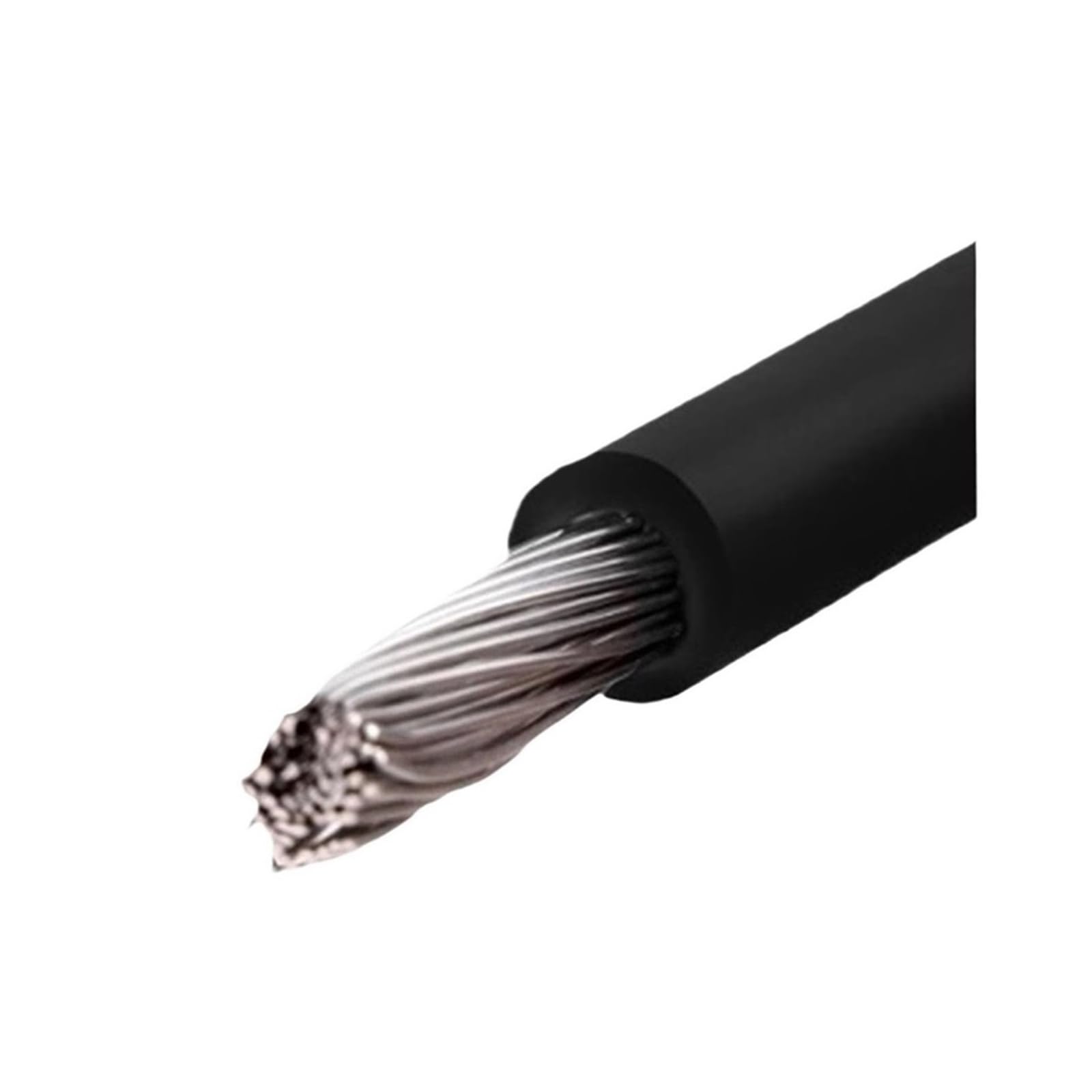 5/10/20/50/100m 1007 Elektryczny Drut Linkowy 18 16 AWG Izolacja PVC Kabel Z Cynowanej Miedzi Przewód Zasilający(Black,50m 18AWG)