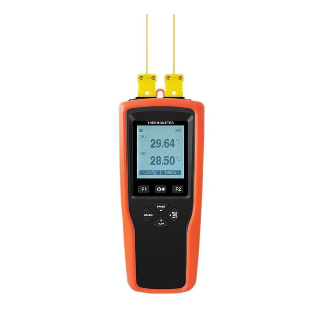 YET-620 Doppelkanal-Thermoelement-Temperaturmessgerät mit K-Typ-Sonde Industrielles Labor-Temperaturmessgerät