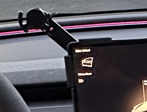 MagSafe Phone Mount for Tesla Model Y, 3 | Ultra-Strong Magnetic Car Holder with Ring Adapter | Compatible with iPhone & Android Smartphones