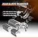 STD Main & Rod Bearing Set Replacement for Chevy LS 4.8 5.3 5.7 6.0 6.2L Engine 1997-2013 LS1 LS2 LS3 V8, Standard Size Crankshaft Connecting Rod Bearing kit MS2199P MB5293SI CB663P CR807SI