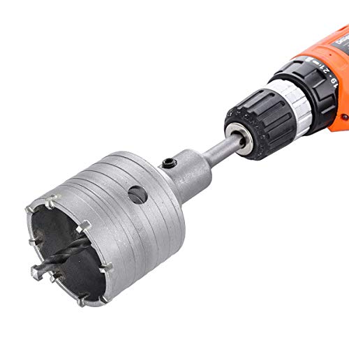Trépan béton 68mm SDS Plus avec foret centreur pour perceuse - 6