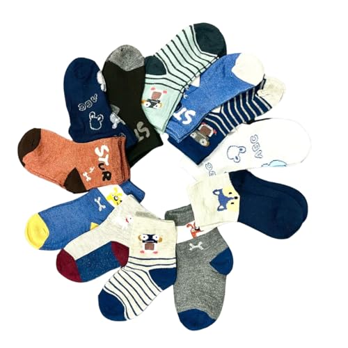 Kit 6 Pares De Meia Infantil Cano Alto Menino Desenhos Divertidos De 2 a 12 Anos Para Bebê e Criança