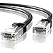Price comparison product image Mr. Tronic 15m Ethernet Network Patch Cable Outdoor Weatherproof | CAT6, AWG24, CCA, UTP, RJ45 | Colour Black (15 Meters)