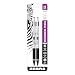 Zebra 54012 Stainless Steel Mechanical Pencil, 0.5mm Point Size, Standard HB Lead, Black Grip, 2-Count