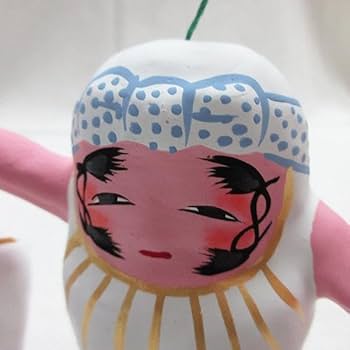 浜松張子 鈴木伸江 酒買いだるま 白徳利 鰹 Amazon.co.jp: 箱付き 浜松張子 鈴木伸江 酒買いだるま 白