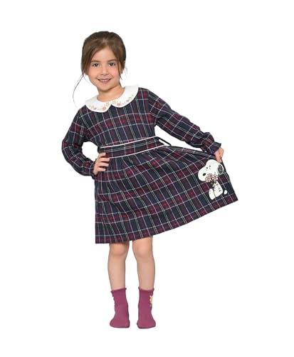 Image of Mi Arcus Corduroy Collar Dress for Baby Girl