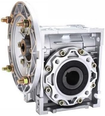 90 Degree Gearbox NMRV030 Worm Gear Speed Reducer 5:1-80 :1 for 9mm or 11mm Input Hole 0.06KW-0.18KW Motor (Size : Ratio 7.5 to 1, Color : IEC Flange 56B5)