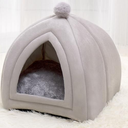 ペットドーム ペットベッド 猫 ハウス 犬 クッション付き 変形しにくい ペット用品 暖かい ソフト おしゃれ 可愛い ドーム型 洗える 超吸収 多機能 2way 休憩所 通年 室内用 昼寝 M(推奨体重:4kg以内)