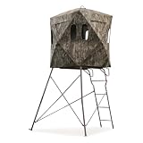 Guide Gear 6 Foot Tripod Hunting Tower Blind, 2-Man Stand Elevated, Hunting Gear Equipment...