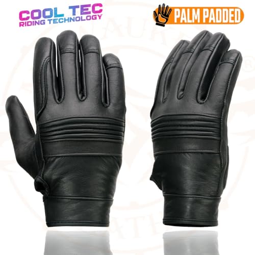 Image of Milwaukee Leather Women's Leather Lightweight Motorcycle Lined Driving Hand Gloves - X-Small