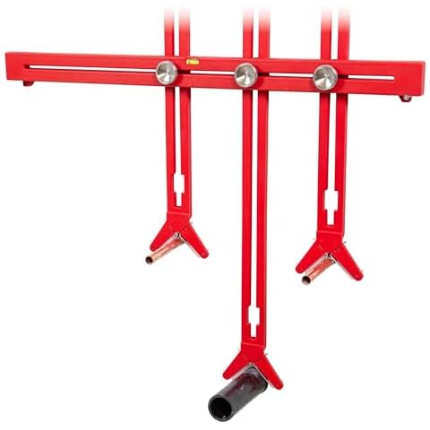 Cabinet Plumbing Jig - Adjustable Guide for Plumbing & Electrical Outlet Holes in Sink Base Cabinets and Bathroom Vanities - Made in USA Cover