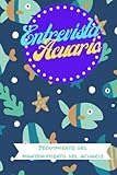 Libro de mantenimiento del acuario: Bitácora de mantenimiento del acuario / Ideal para la gestión del acuario / Sigue los parámetros de tu ecosistema / Bitácora del acuarista
