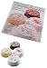 YOFAN 4-Piece Variety Cake Stencil Template ,Birthday Heart Flower Spirals Decorating Mould Tool