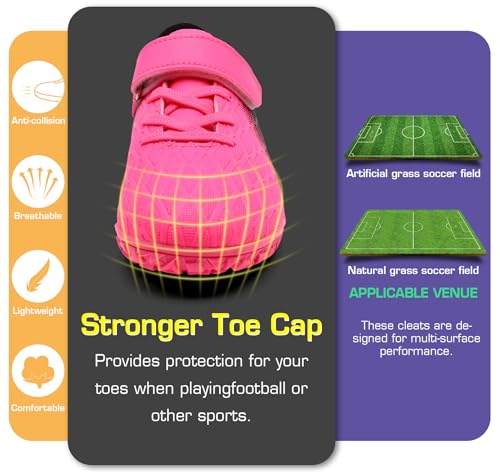 Zapatos de fútbol para niño antideslizantes para evitar caídas 5
