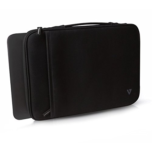 V7 CSE4-BLK-9E 13.3-Inch Ultrabook Protective Sleeve Case - Black, 13.3 inch