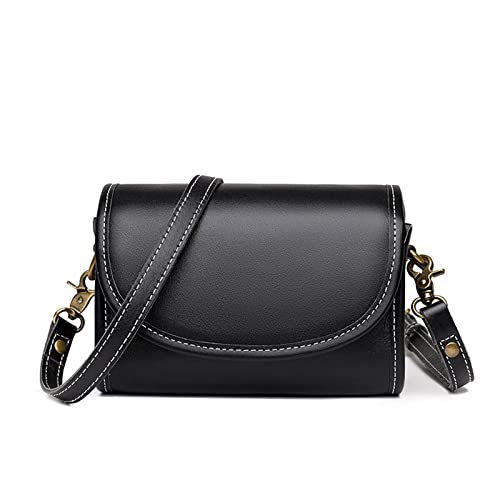 Women’s Leather Messenger Bag - Adjustable Briefcase Satchel, Office Shoulder Crossbody Bag