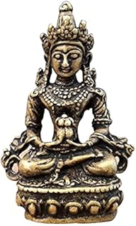 Mini Tibetan Tantric Buddha Statue Hand Carved Figurine Shelf Home Decoration for Home Furnishing and Car Decoration