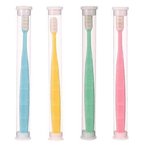 ARTIBETTER 4 Peças para AdultEscva de Dentes Extra Macia MicrNanEscvas de Dentes Manuais para Prtege