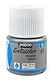 SETA OPACO 45ML.GRIS Pebeo Setacolor – Pintura para tela (45 ml, color gris